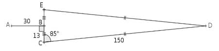 Figure pale éolienne - Mathématique brevet 2020