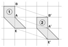 Figures transformation exercice 2 Mathématique brevet des collèges annales 2022