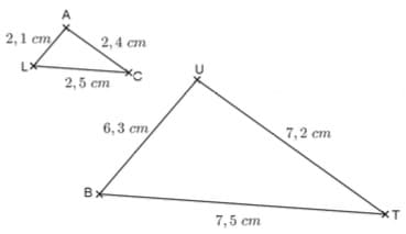 Triangles semblables exercice 2 Mathématique brevet des collèges annales 2022