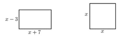Rectangle et Carré exercice 4 Mathématique brevet des collèges annales 2022
