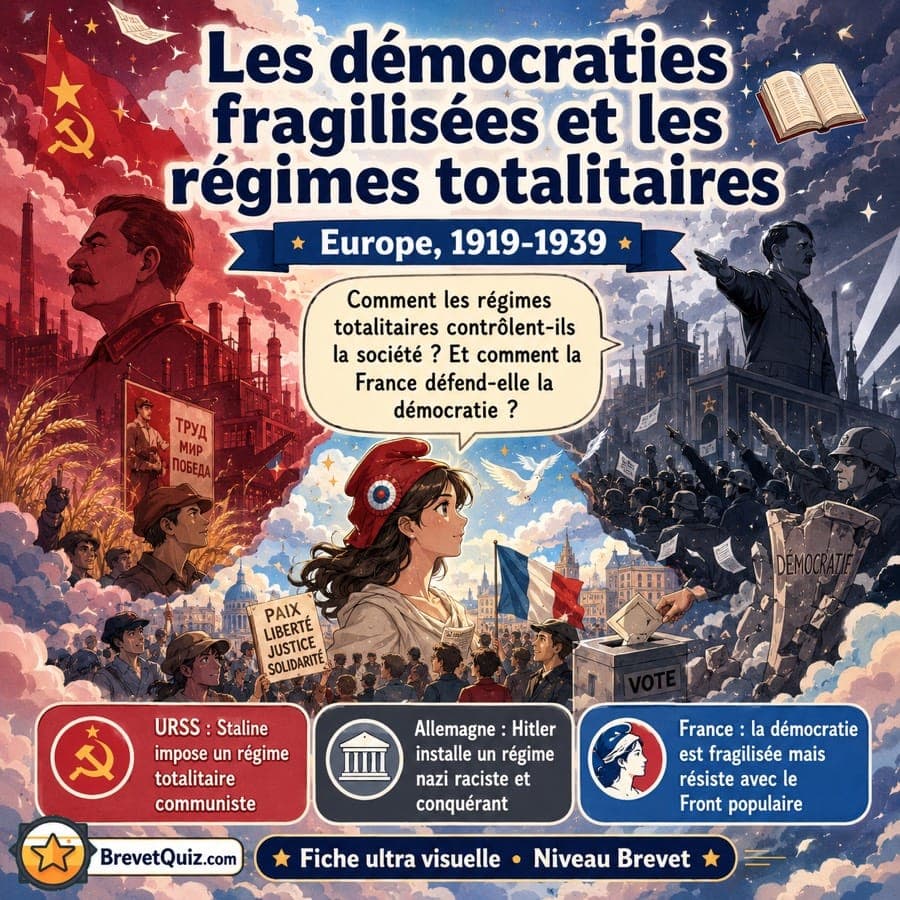 Fiche de révision — Démocraties et totalitarismes