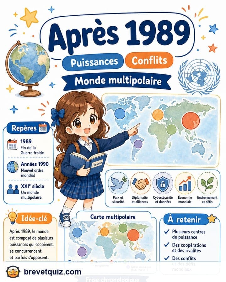 Fiche de révision — Enjeux et conflits après 1989