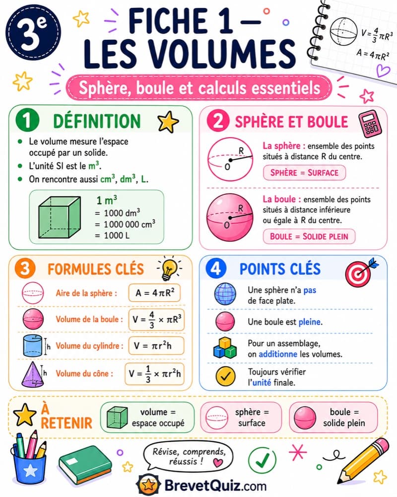 Fiche de révision — Grandeurs et mesures