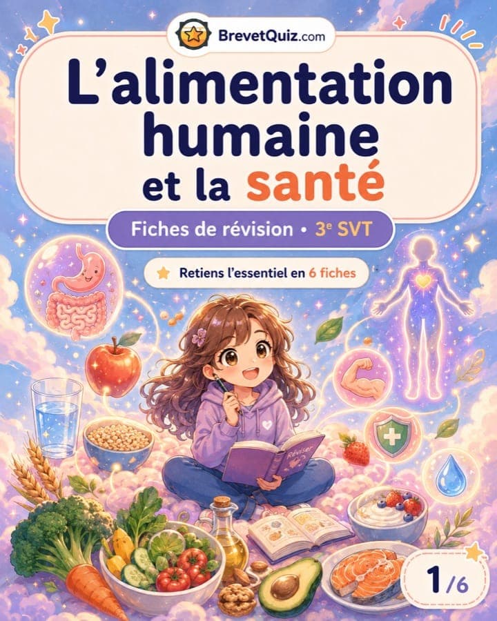 Fiche de révision — Alimentation et santé