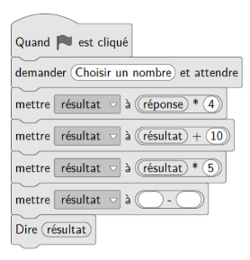 Programme Scratch de Fred avec 6e ligne à compléter